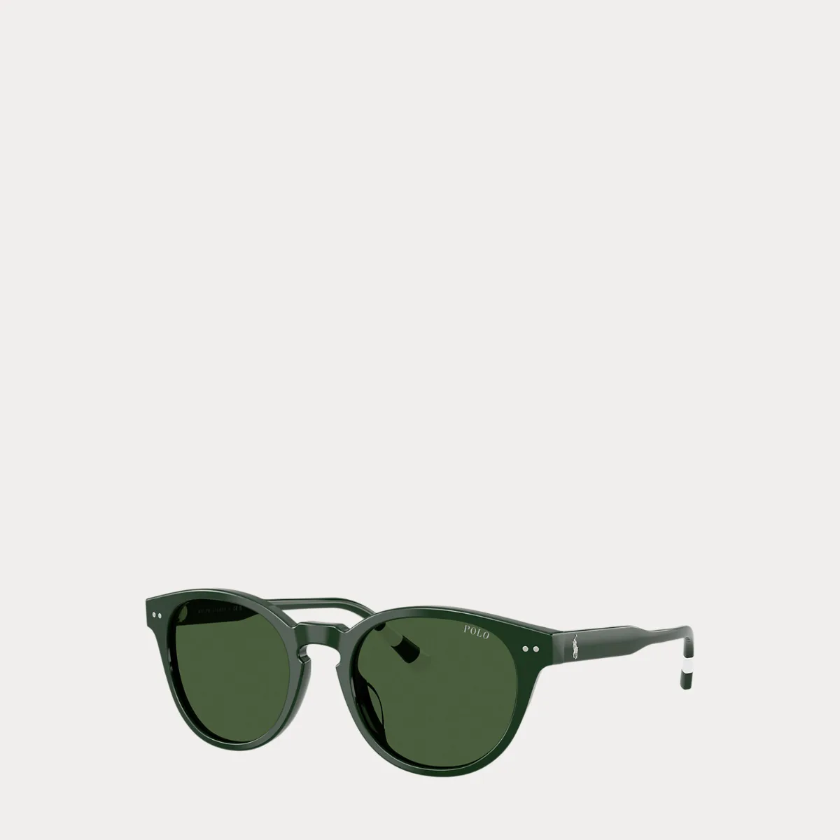 Rugby-Stripe Round Sunglasses by Polo Ralph Lauren