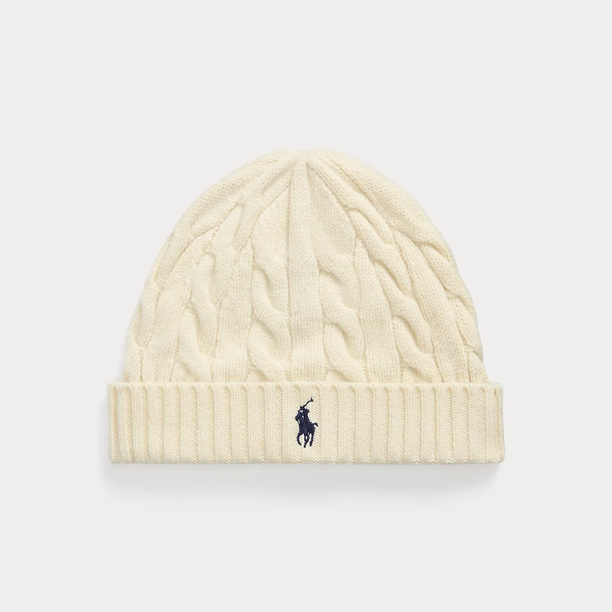 Cable-Knit Wool-Cashmere Beanie by Polo Ralph Lauren