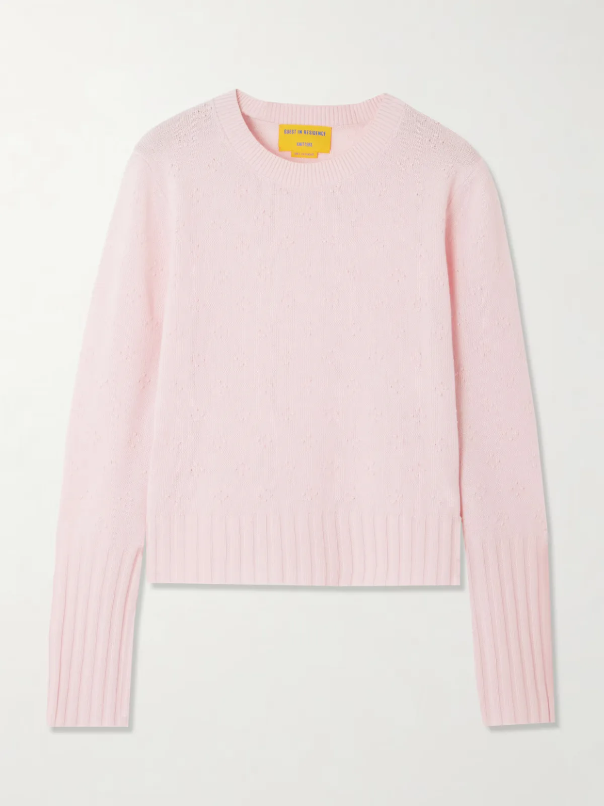 - Cropped Cashmere Sweater -