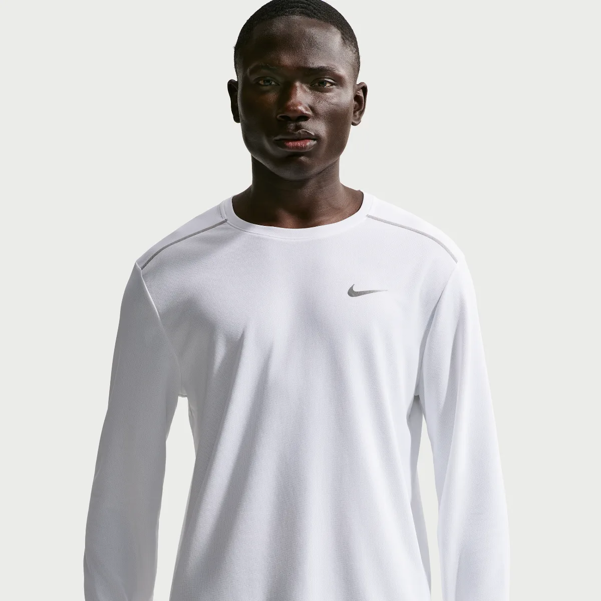 Miler Dri-FIT Long-Sleeve Running Top by Nike