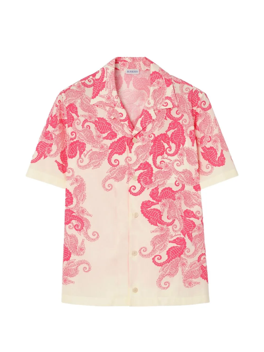 Relaxed Fit Seahorses Cotton Shirt by Burberry