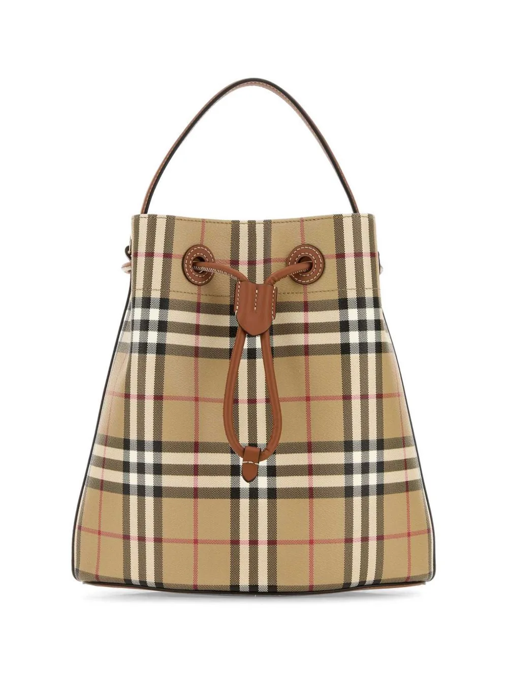 Small Check Bucket Bag by Burberry