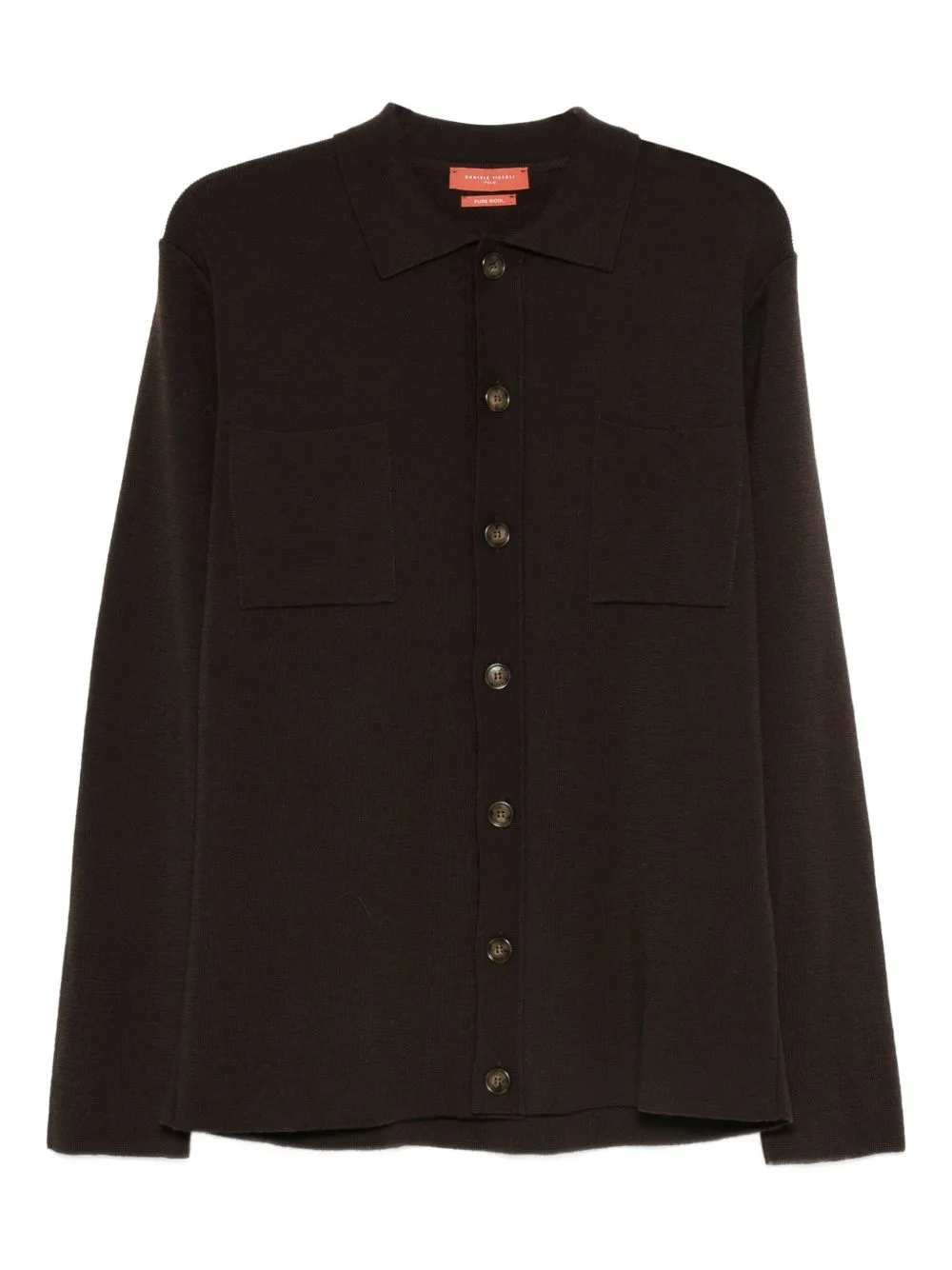 Buttoned Pocketed Cardigan by Daniele Fiesoli