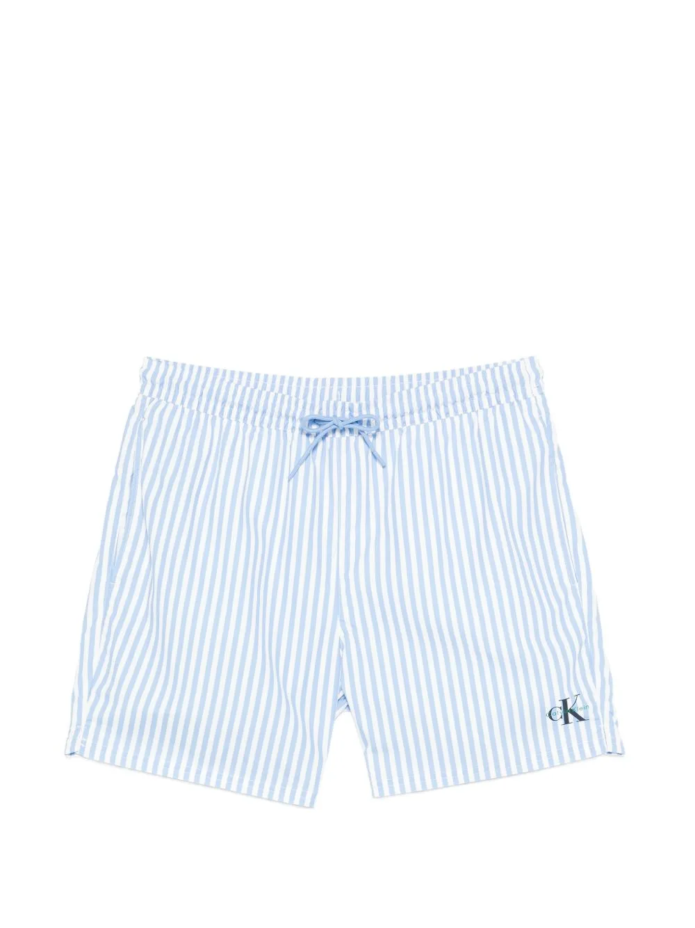 Striped Logo Beach Shorts by Calvin Klein