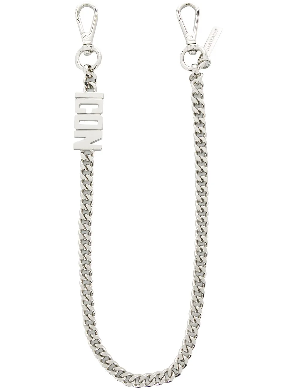 ICON Faceted Chain Keyring by DSQUARED2