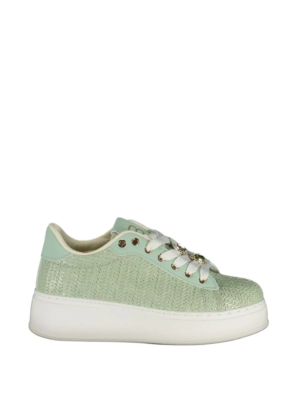 Woven-Effect Platform Sneakers by Laura Biagiotti