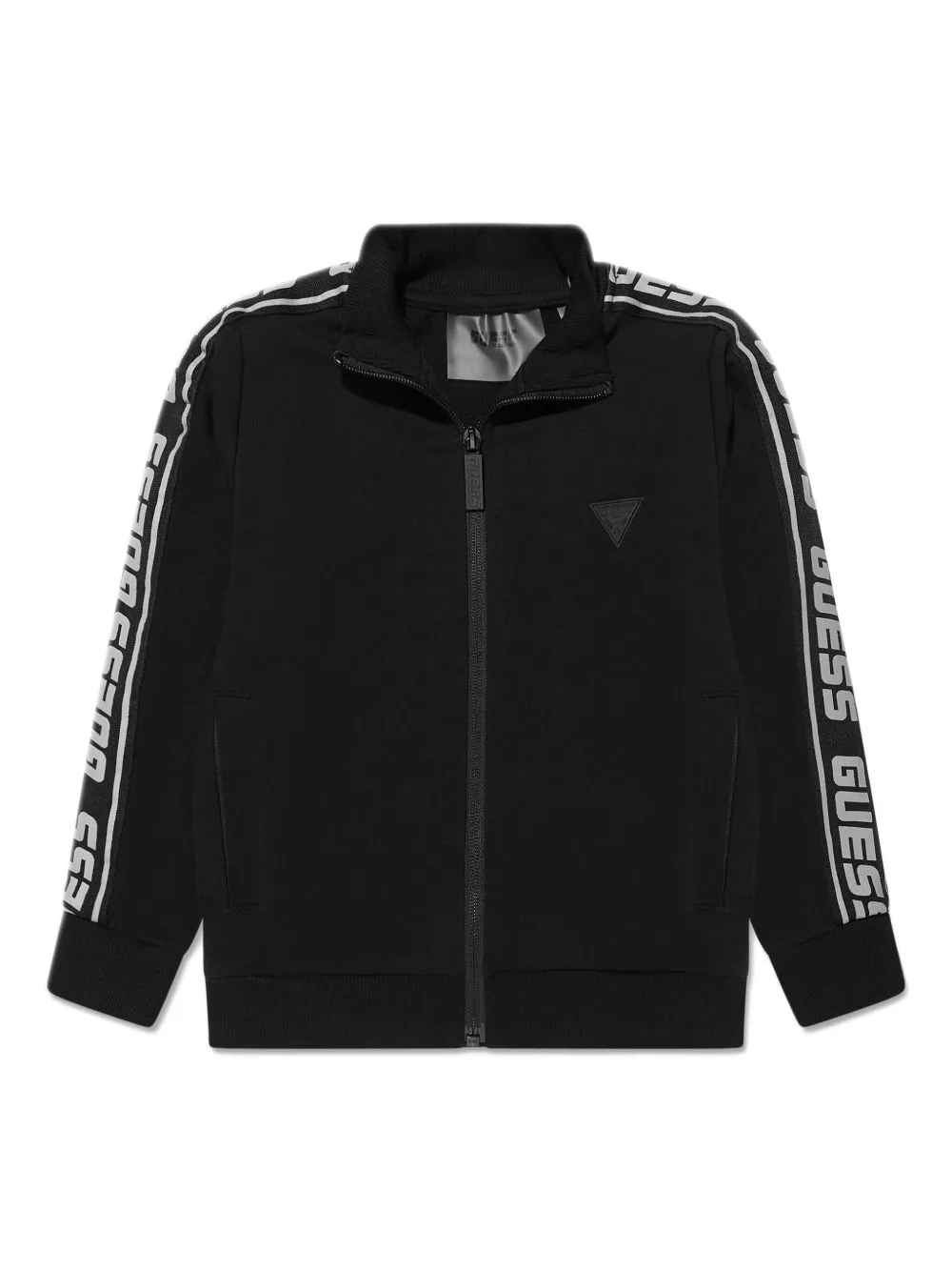 Logo-Tape Cotton Track Top by guess kids