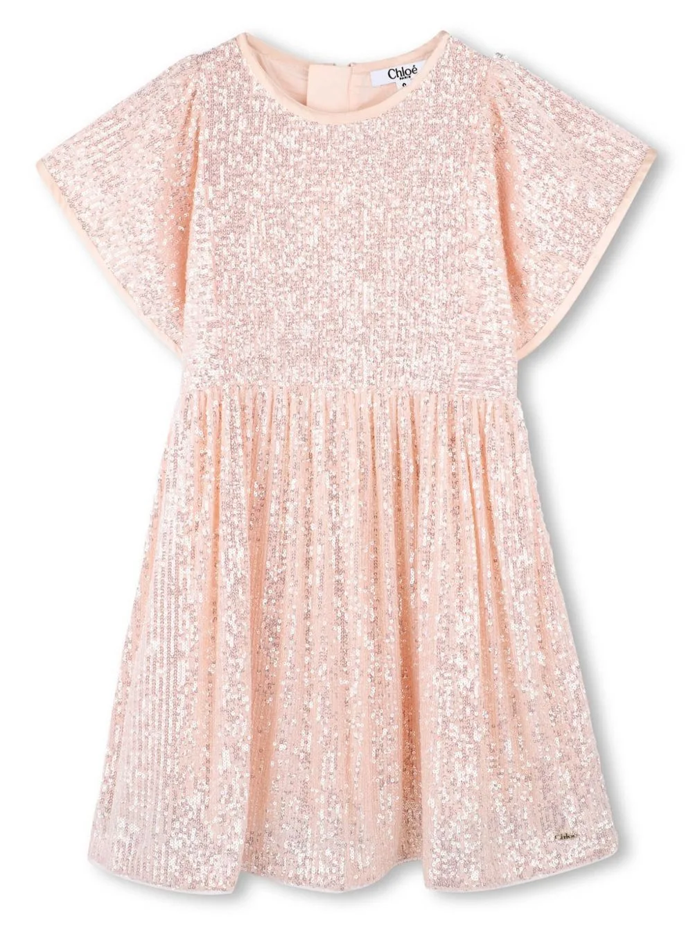 Sequinned Dress by Chloé Kids