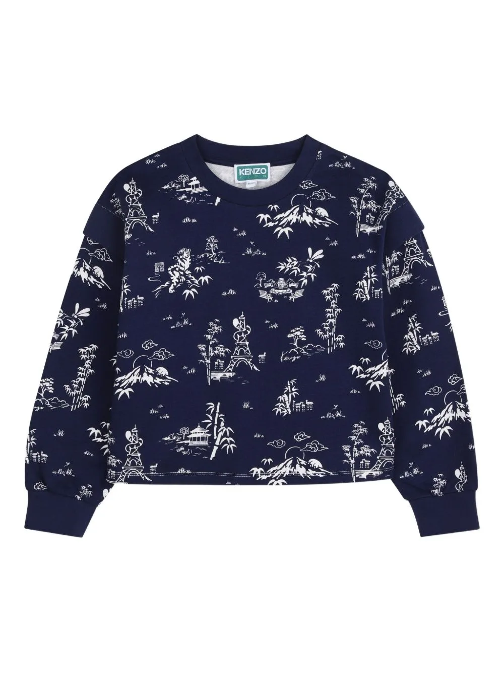 Printed Sweatshirt by Kenzo Kids