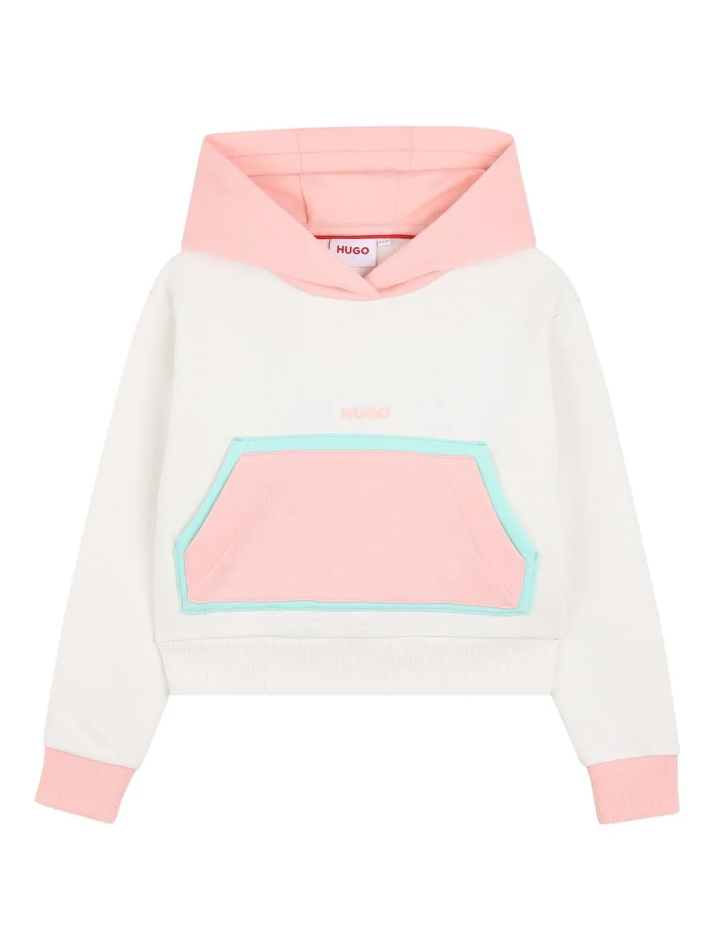Colour-Block Hoodie by HUGO KIDS