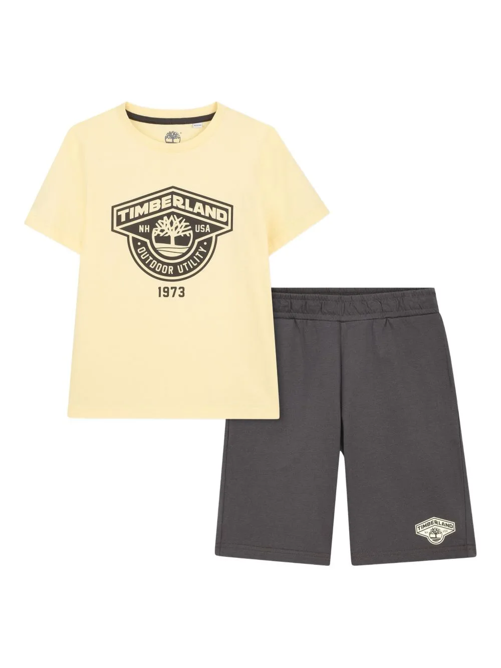 Logo-Print Short Set by Timberland Kids