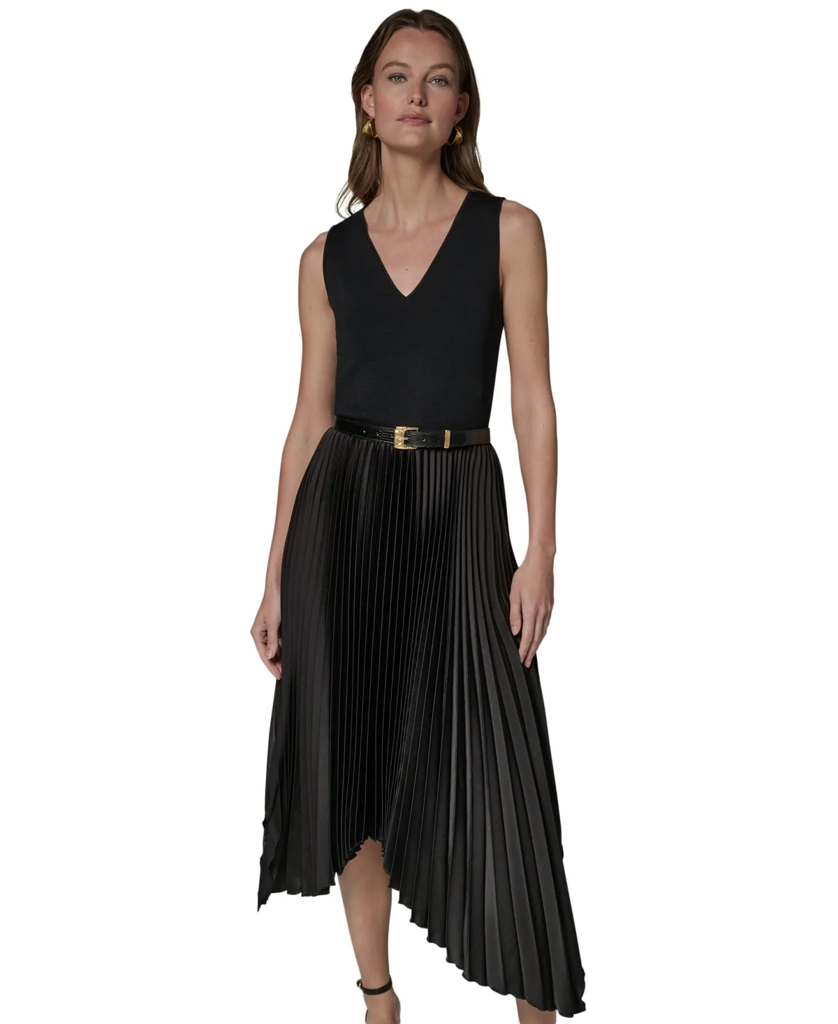 V-Neck Dress by Donna Karan New York