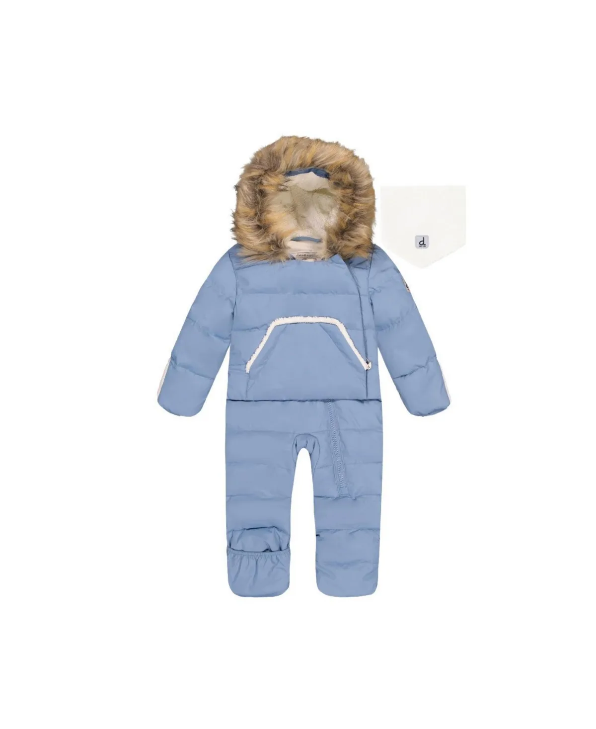 Snug One Piece Snowsuit Adapted for Car Seats by Deux Par Deux