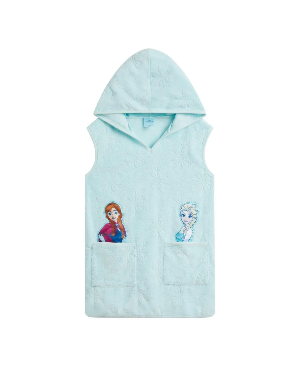 Disney Loop Terry Cloth Hooded Zip Up Swim Cover by Frozen