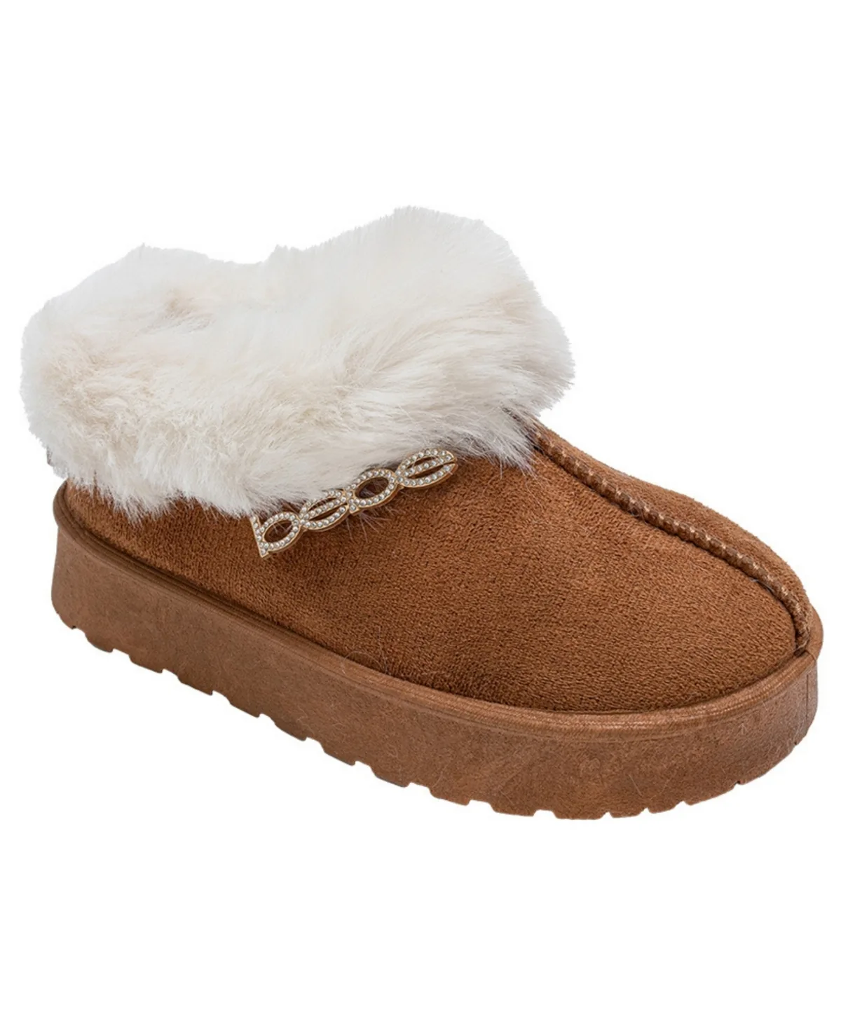 Rhinestone Detail Slip-On Clogs by Bebe