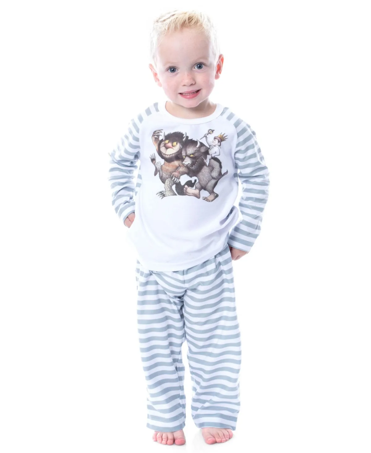 Rumpus Start Striped 2 Piece Pajama Set by Where The Wild Things Are