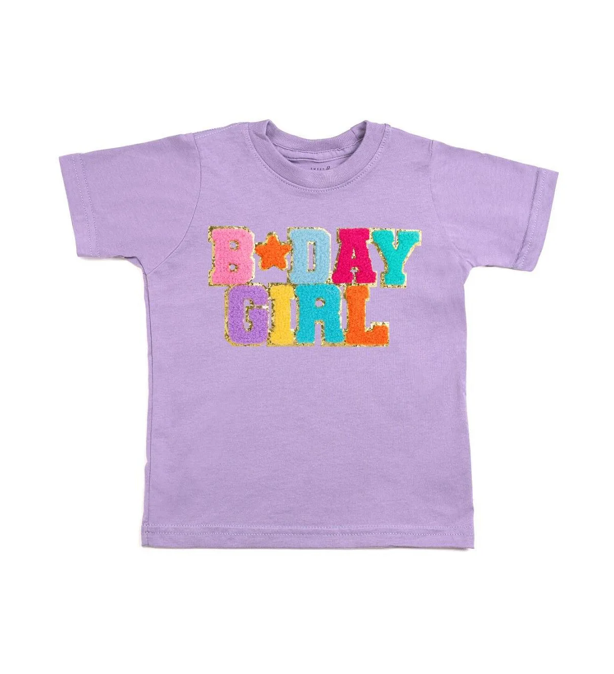 Birthday Girl Patch Short Sleeve T-Shirt by Sweet Wink