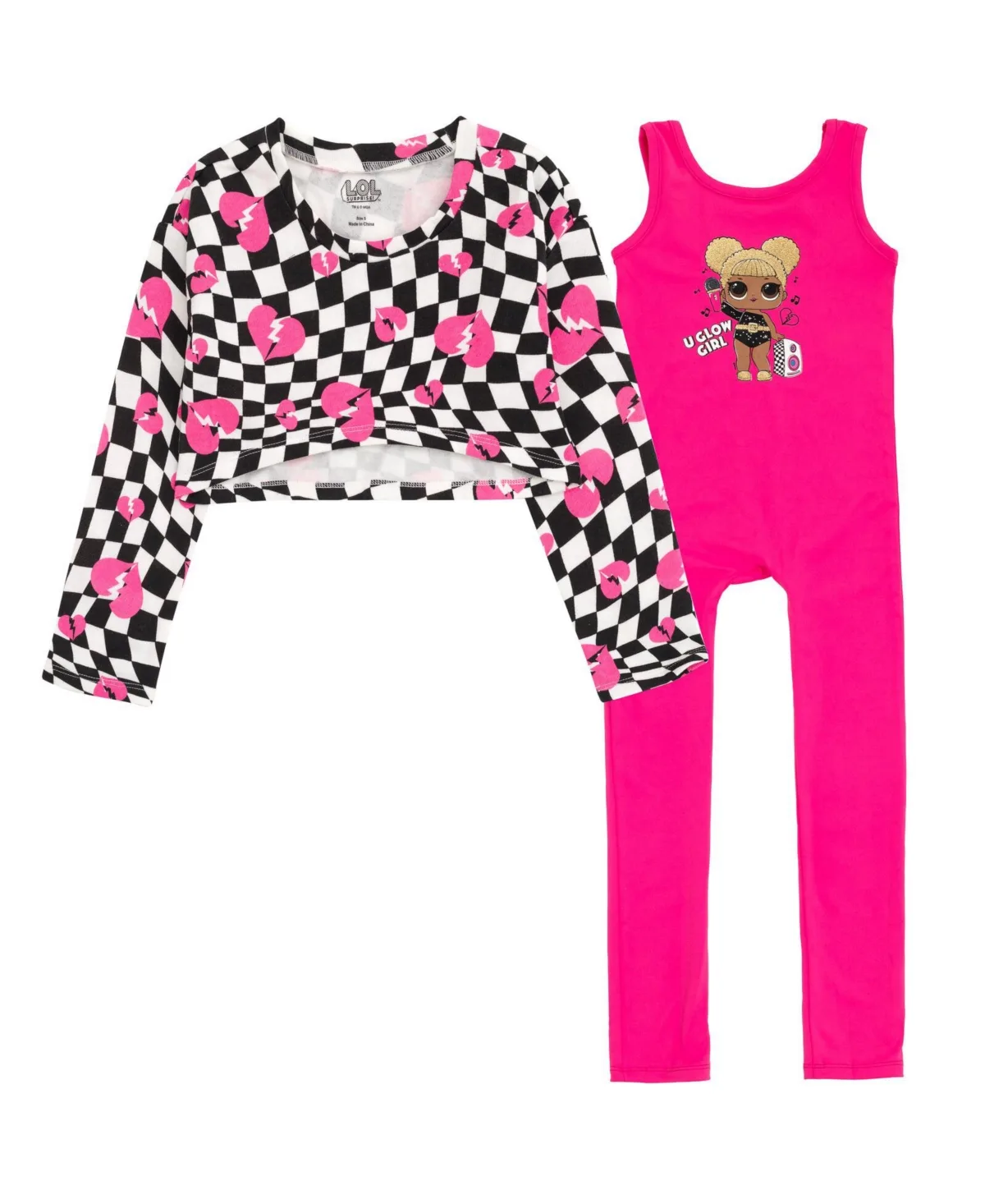 Queen Bee Jumpsuit and Fleece Shrug Outfit Set by L.o.l. Surprise!