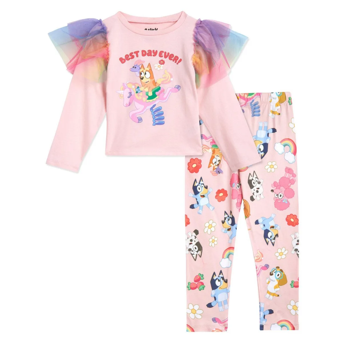 T-Shirt and Leggings Outfit Set by Bluey