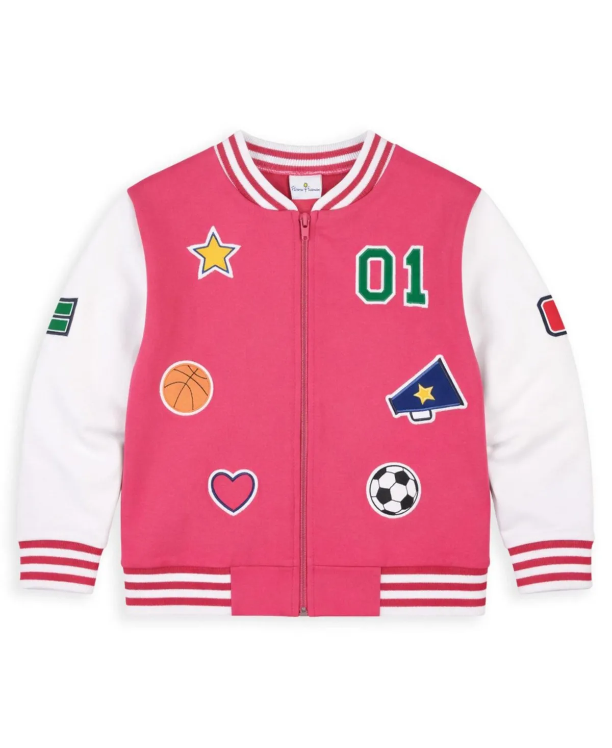 French Terry Varsity Sports Jacket by Florence Eiseman