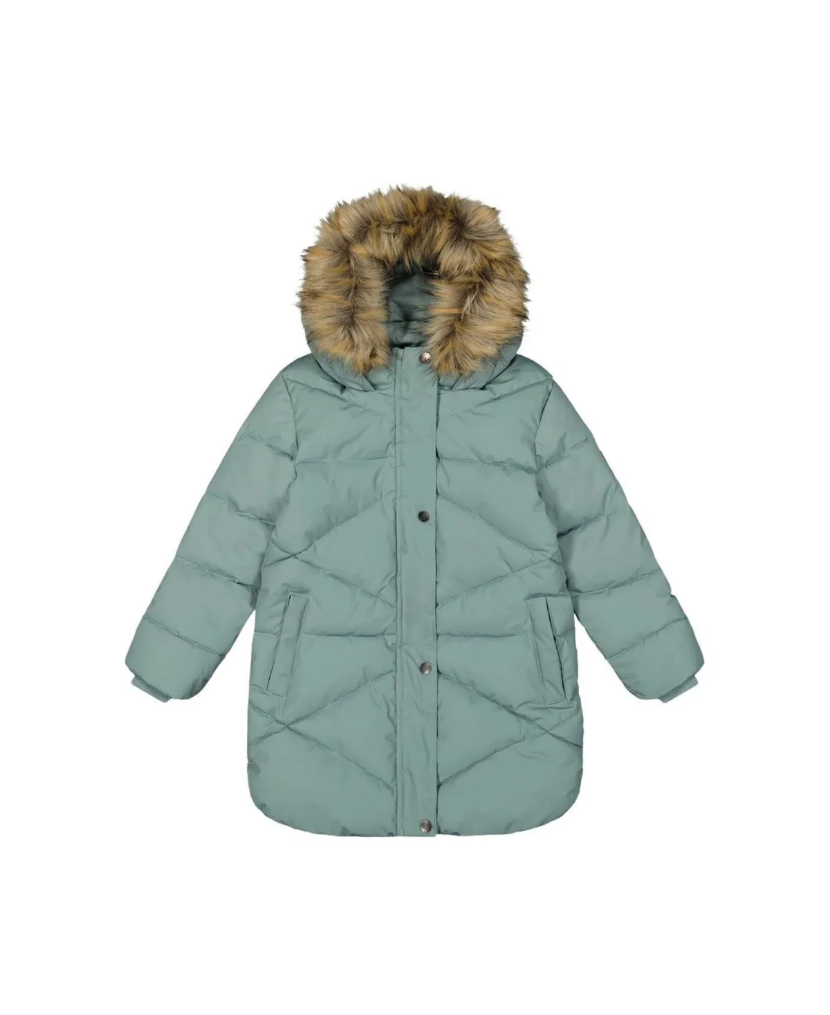 Long Winter Puffer Coat by Deux Par Deux