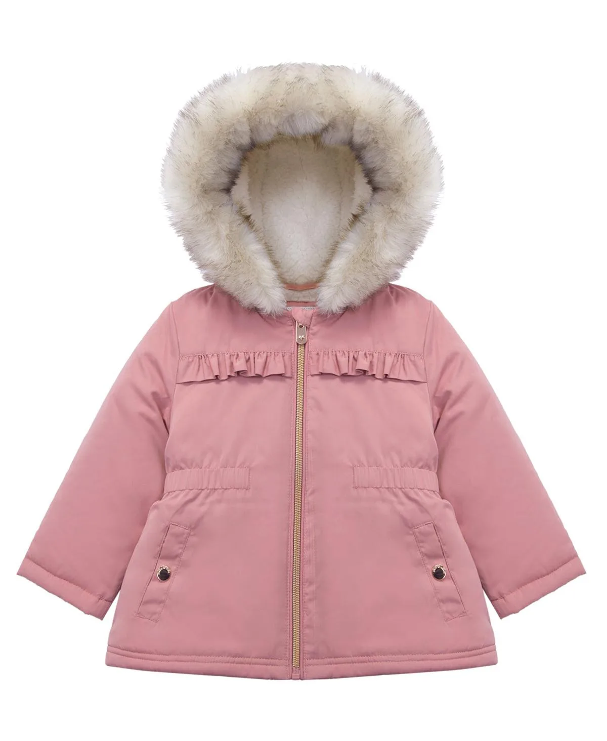 Puffer Jacket with Sherpa Fleece Lining by Rokka&rolla