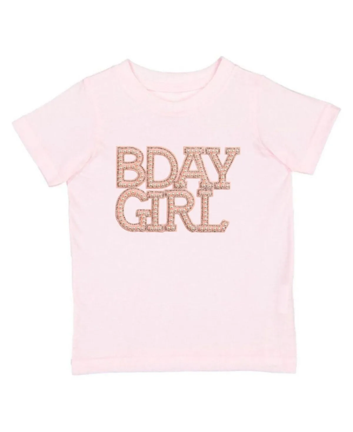 Pearl BDay Patch Short Sleeve T-Shirt by Sweet Wink