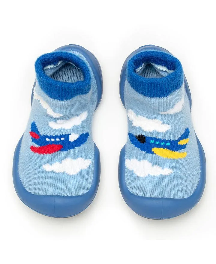 First Walk Sock Shoes Aeroplane by Komuello