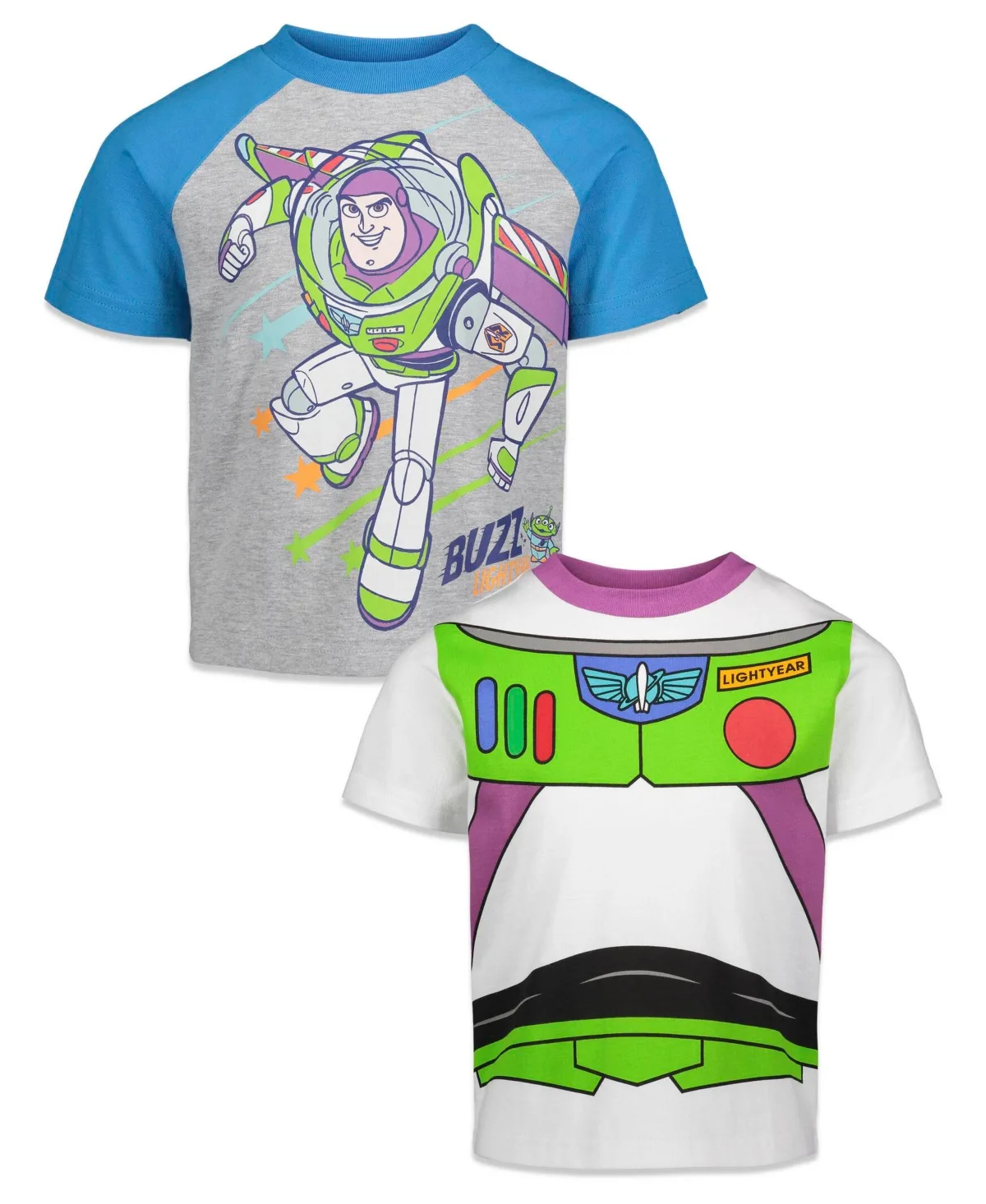 Disney Mickey Mouse Toy Story Winnie the Pooh Cars Lion Guard Moana Luca Firebuds 2 Pack T-Shirts by Toy Story