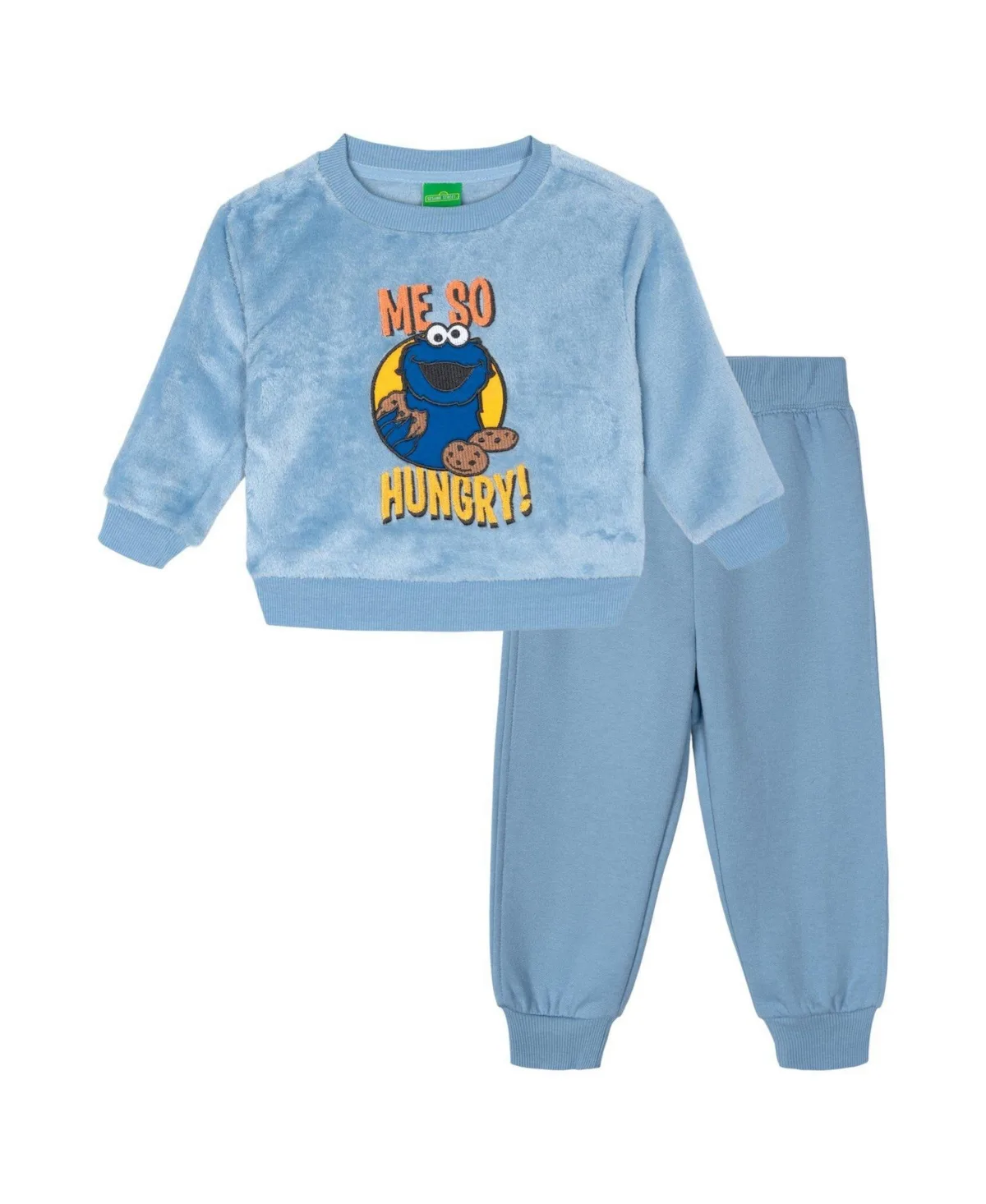 Cookie Monster 2-Piece Fleece Sweatshirt and Joggers Set by Sesame Street