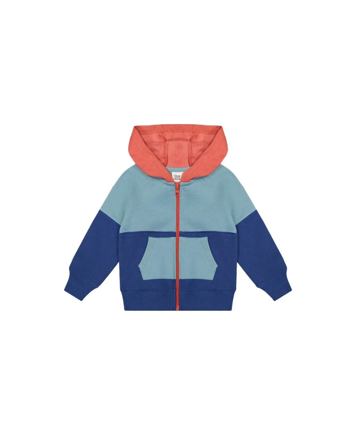 Full Zip Hooded Fleece Hoodies by Deux Par Deux