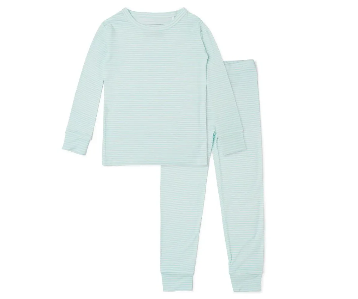 Cloud Stripe Pajama Set by Motette