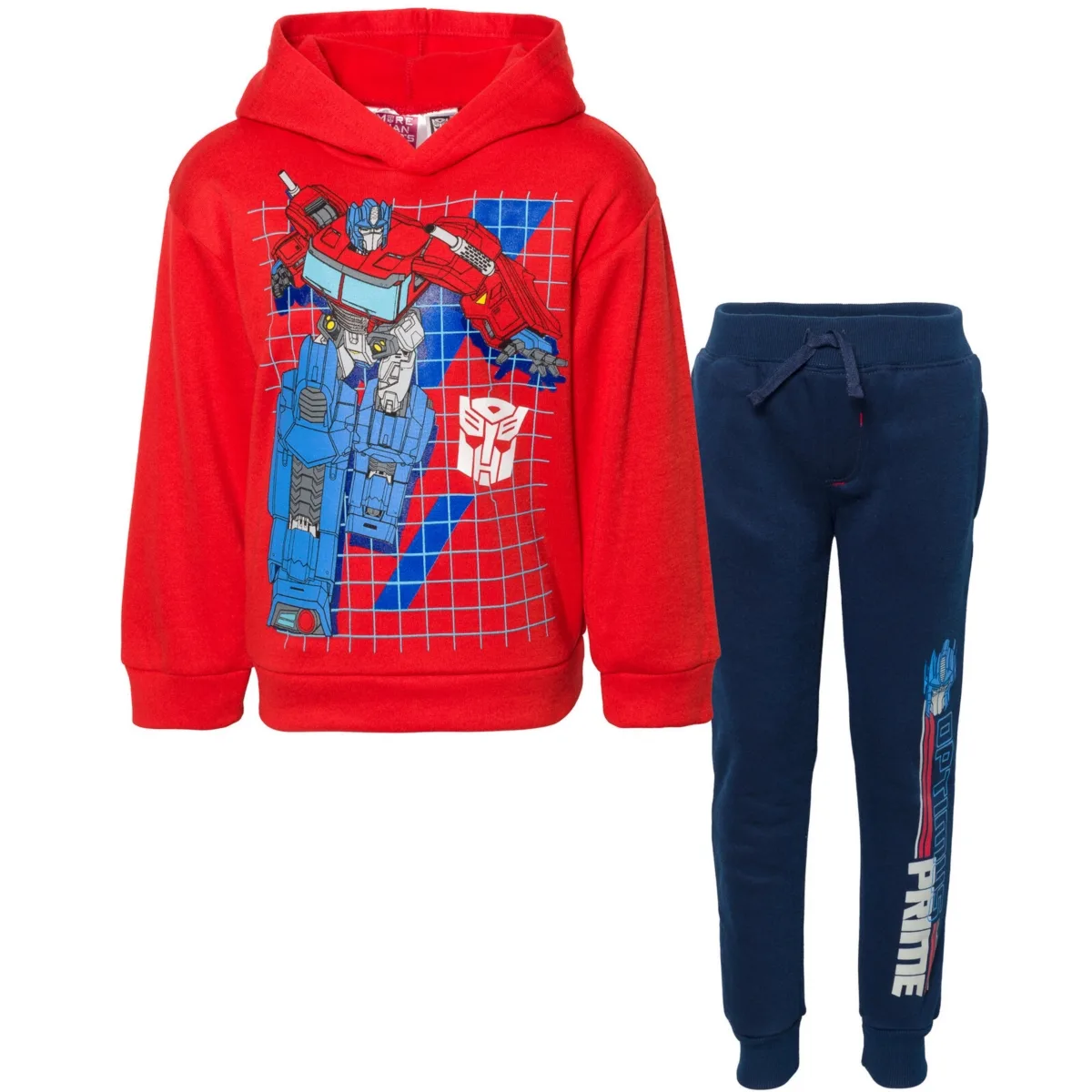 Fleece Pullover Hoodie and Jogger Pants Outfit Set by Transformers