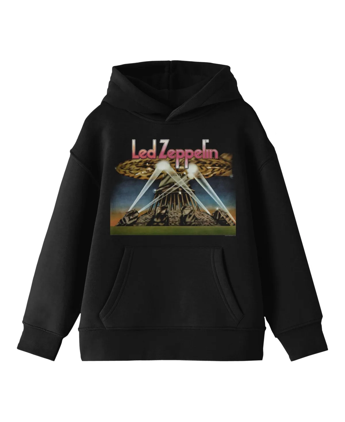 Searchlight Poster Long Sleeve Hooded Sweatshirt by Led Zeppelin
