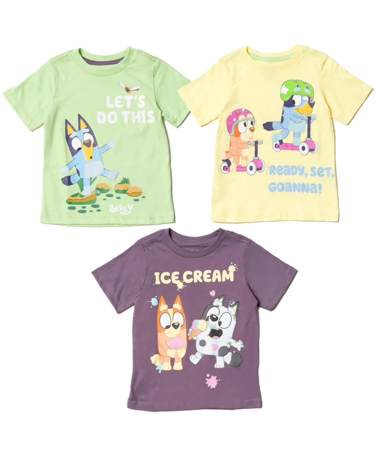 3 Pack T-Shirts by Bluey