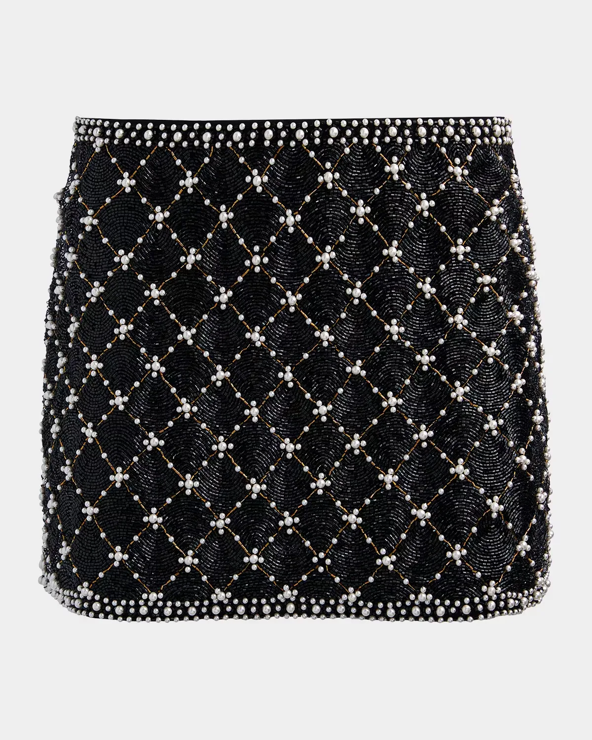 Rubi Embellished A-Line Mini Skirt