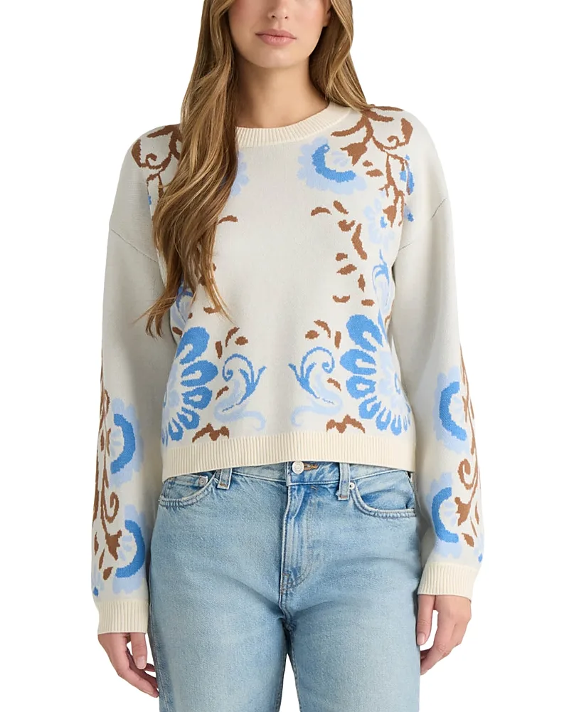 Jacquard Crewneck Sweater by Nvlt