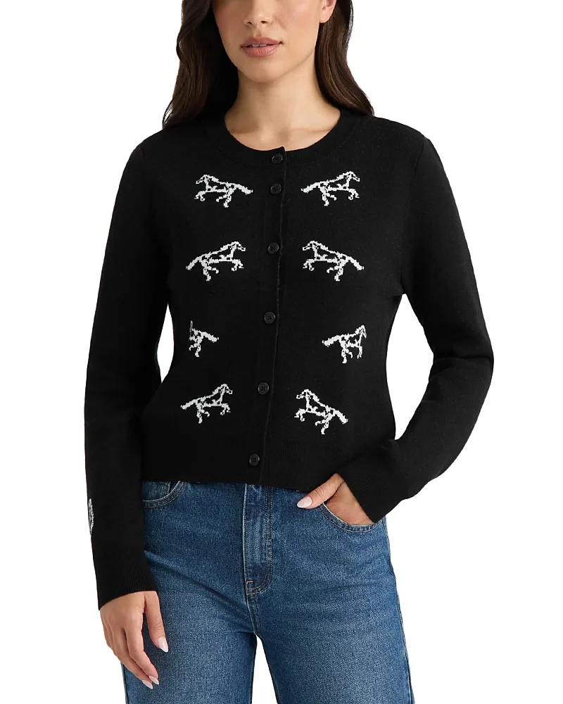Crewneck Cardigan by Hunter