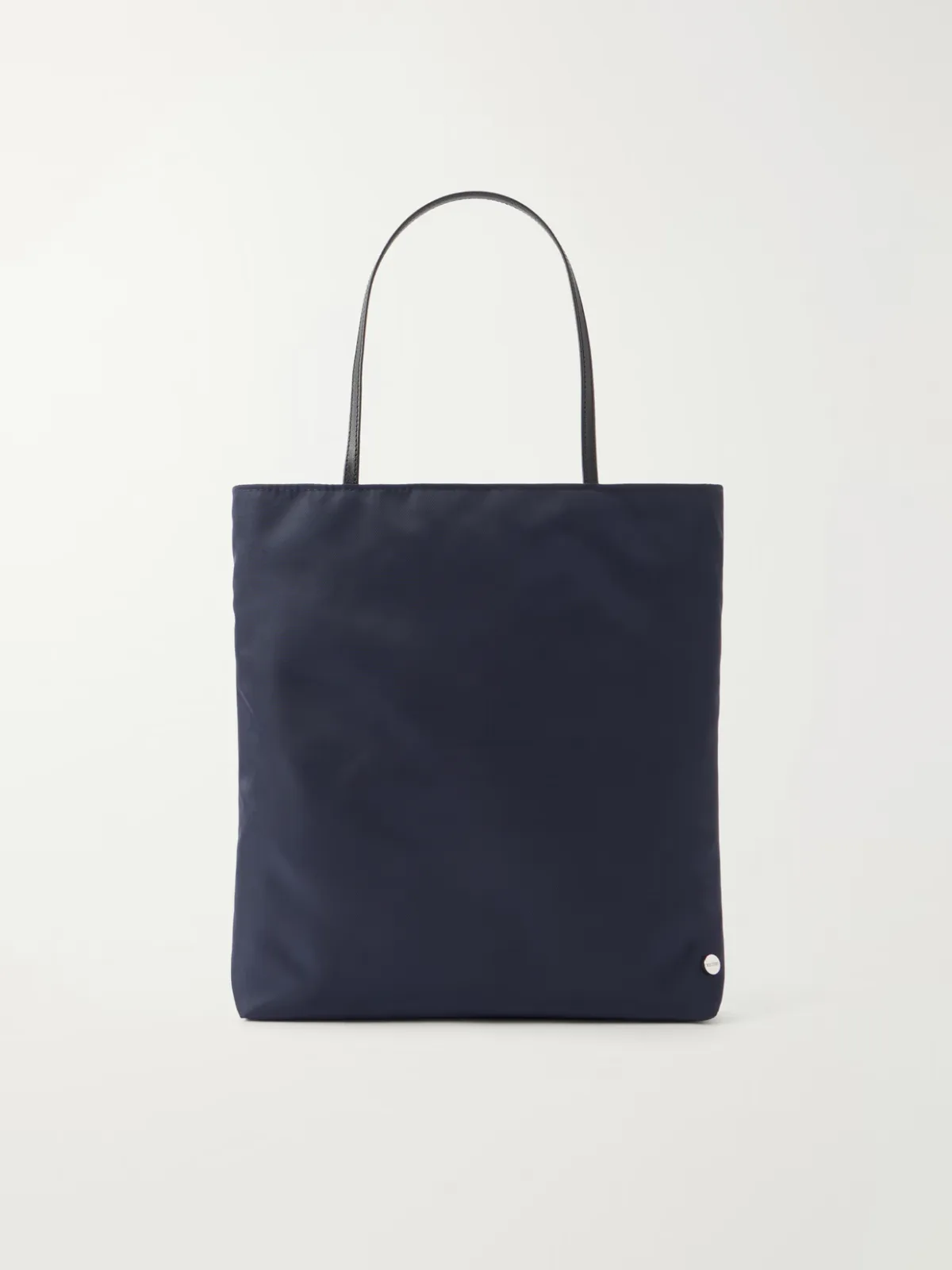Thea Leather-Trimmed Nylon Tote Bag