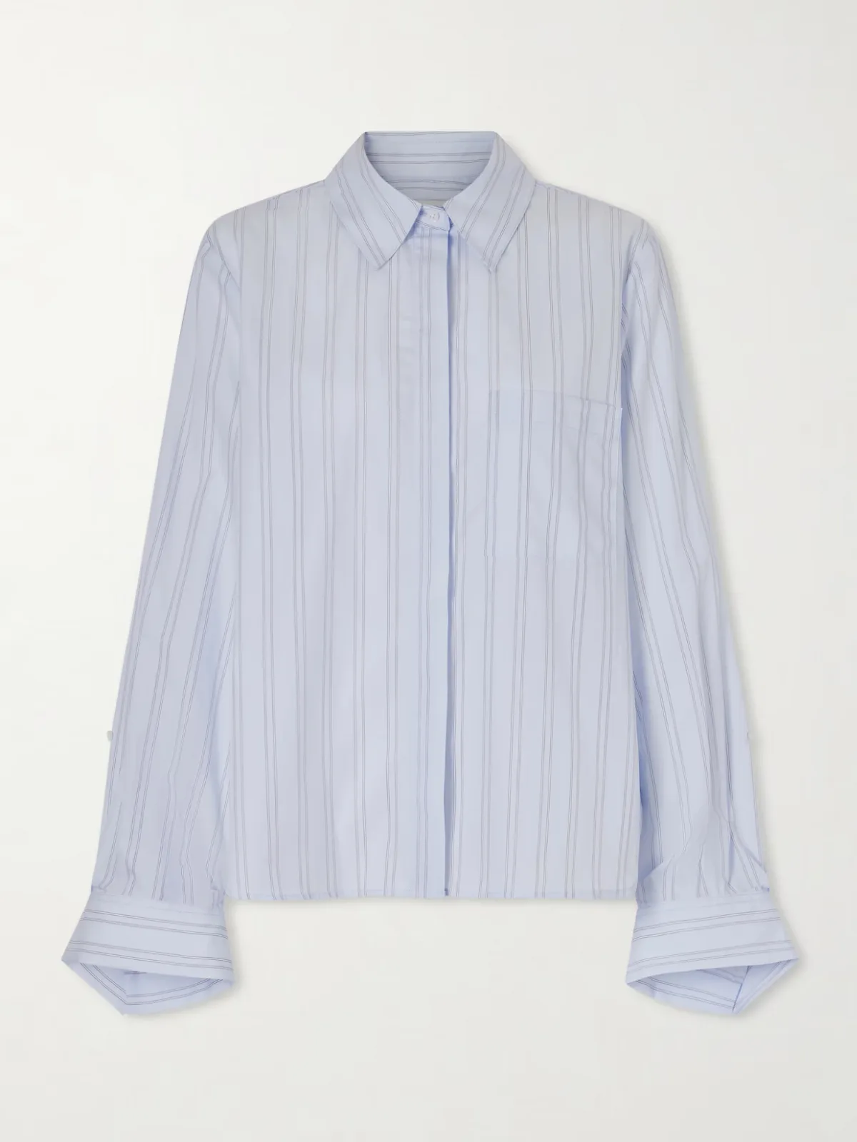- Striped Cotton Shirt -