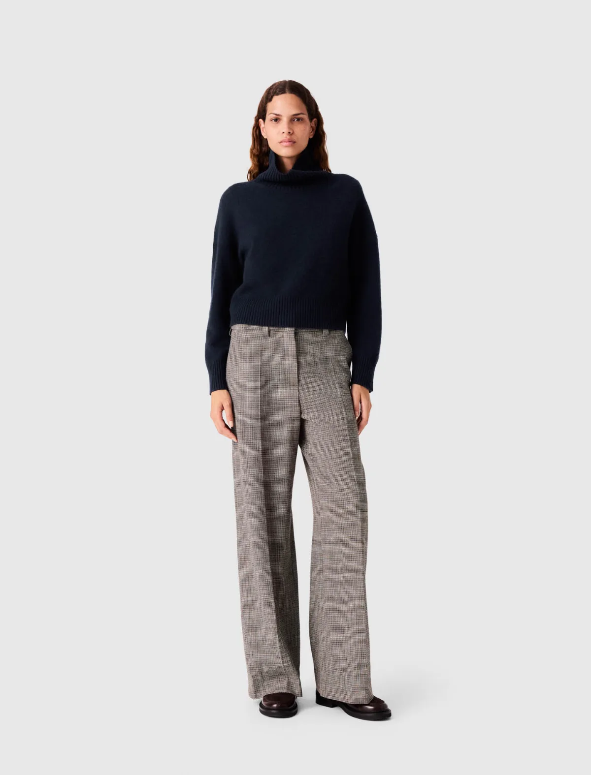 High-Neck Cashmere Sweater by Maje