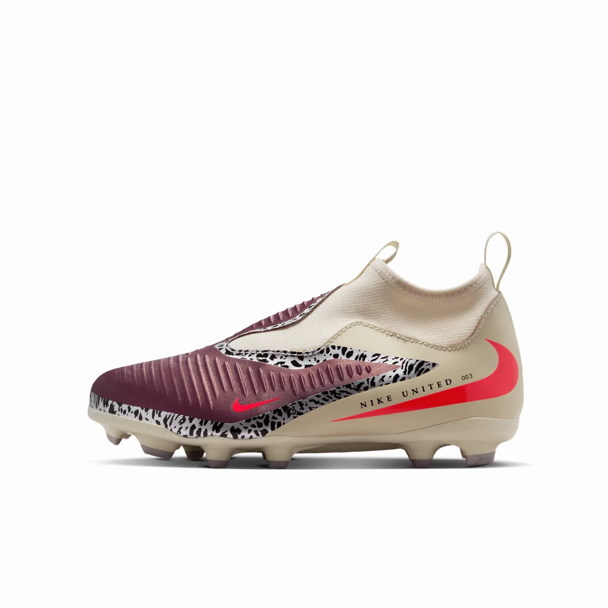 United Jr. Phantom 6 High Academy Multi-Ground Soccer Cleats by Nike