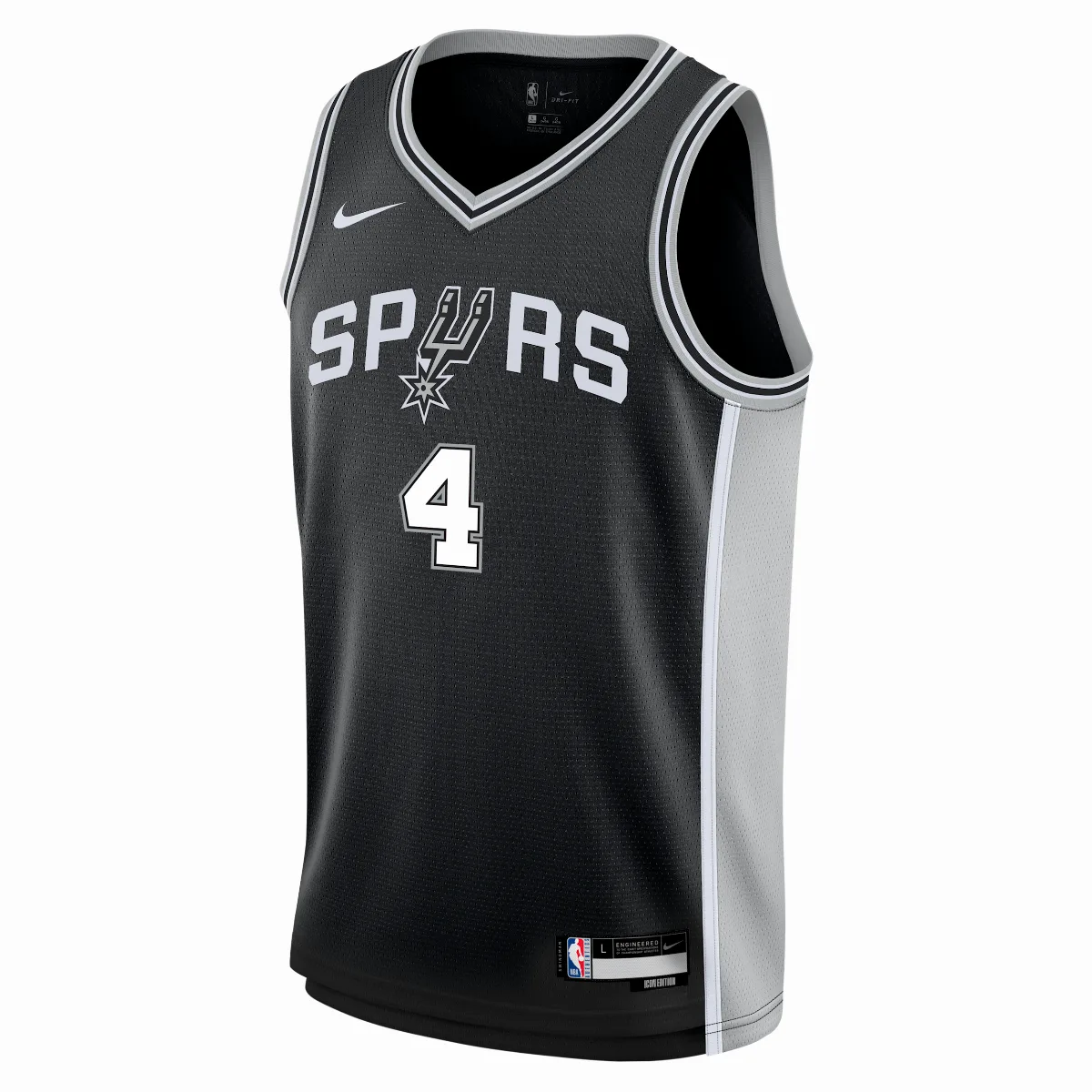 De'Aaron Fox San Antonio Spurs Icon Edition Swingman Jersey by Nike