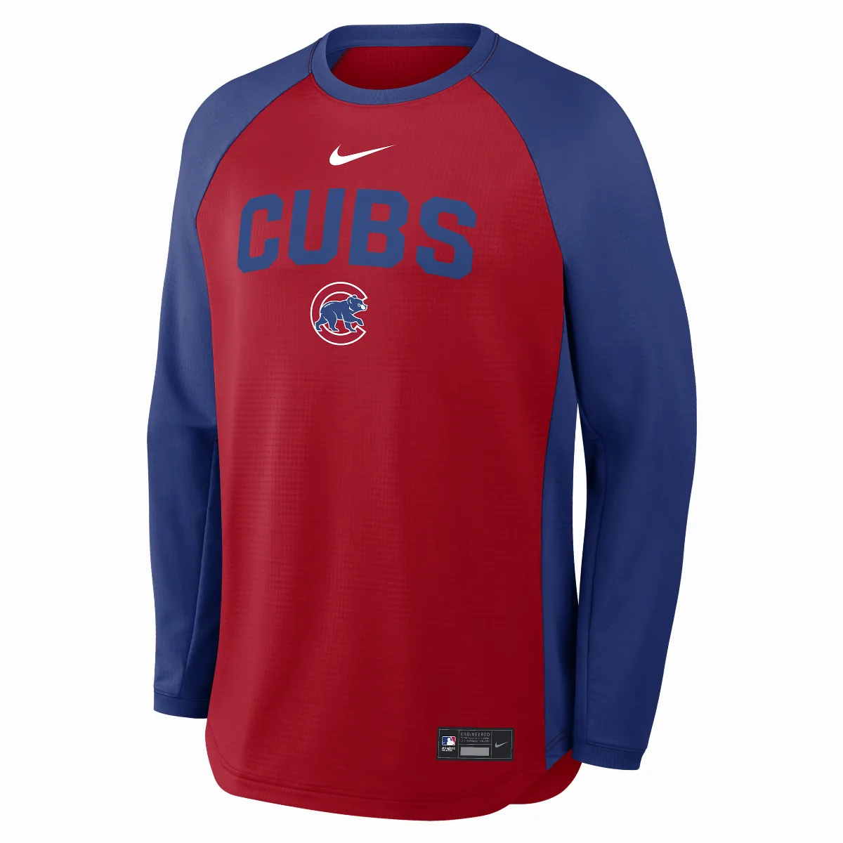 Chicago Cubs Authentic Collection Dri-FIT Pullover Crew by Nike
