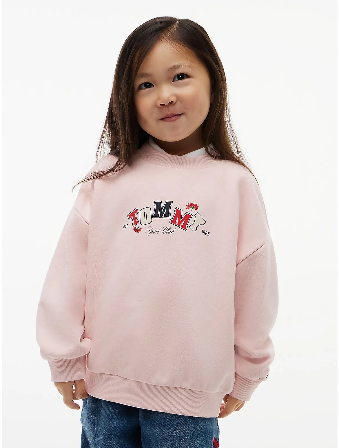Tommy Logo Crewneck Sweatshirt by Tommy Hilfiger
