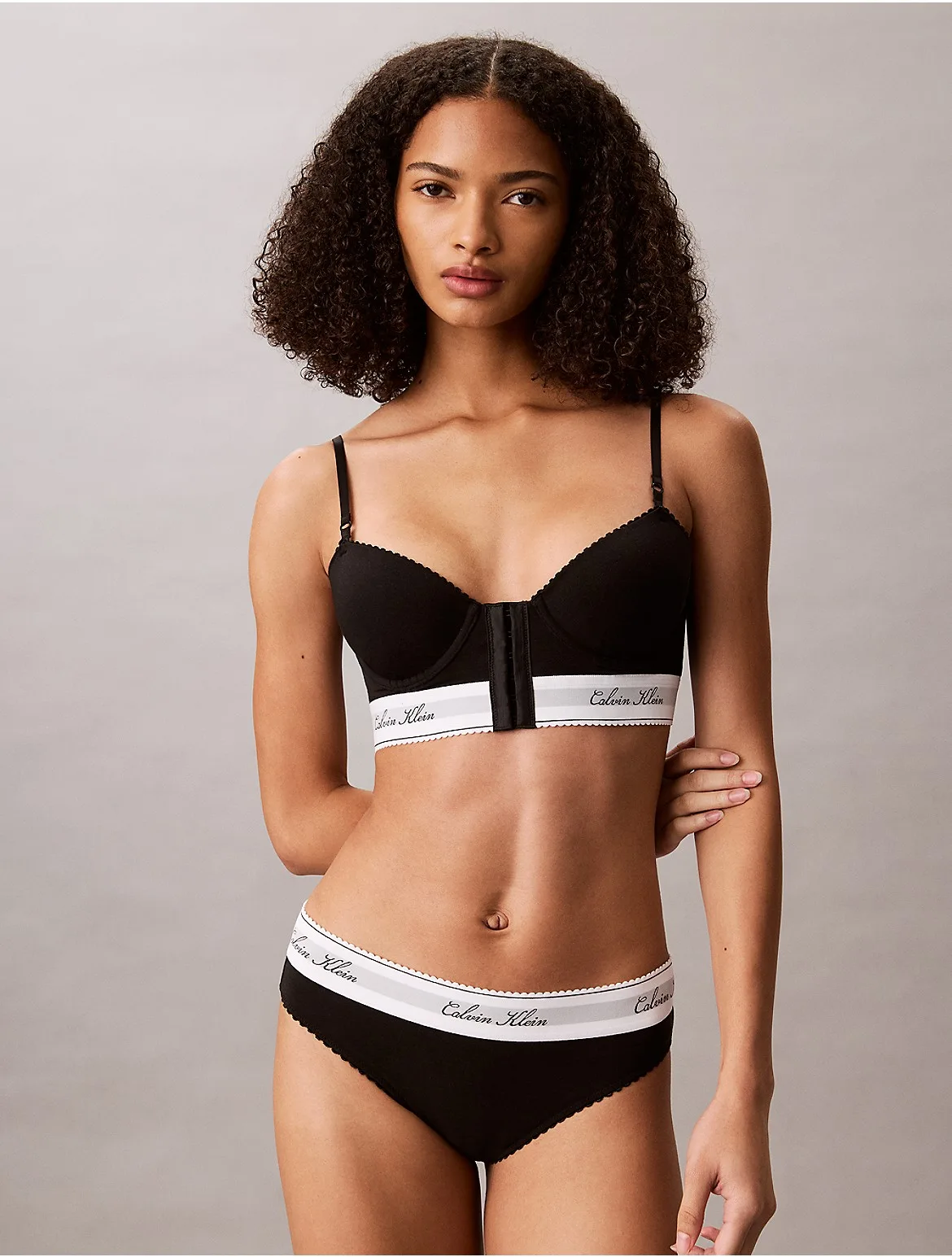 Icon Cotton Modal Lightly Lined Bustier by Calvin Klein