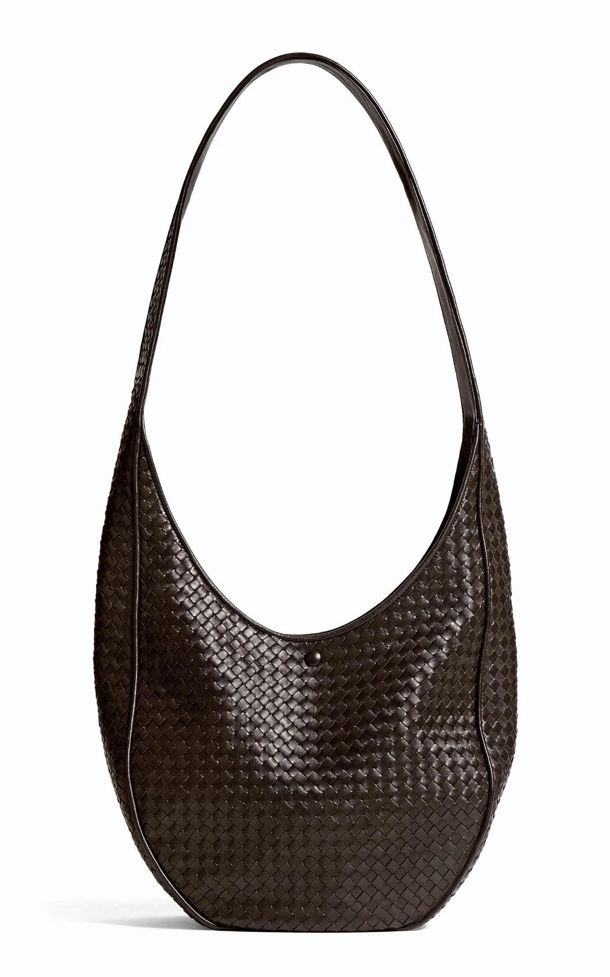 Small Ovetto Intrecciato 19 Leather Bag