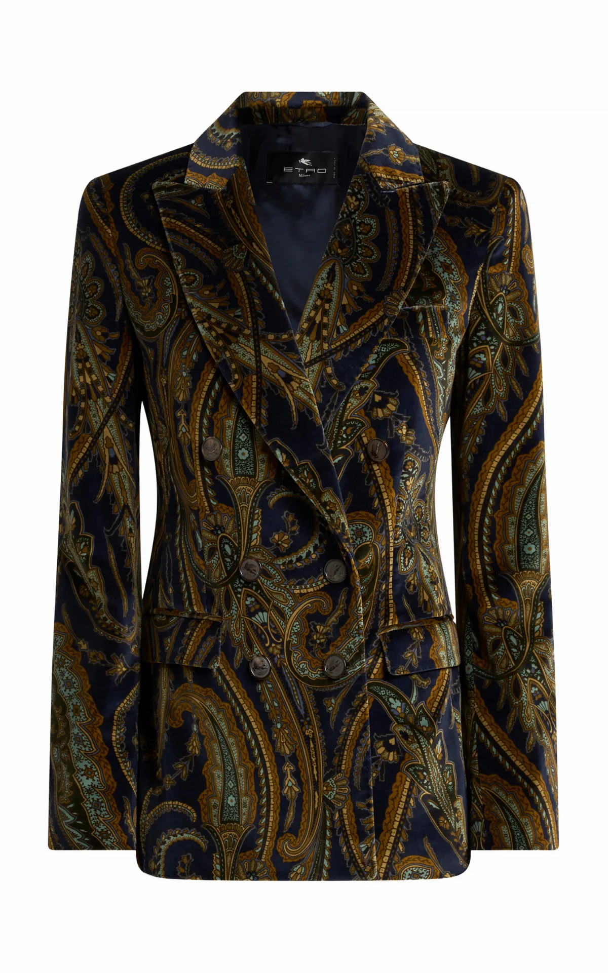 Patterned Velvet Blazer by Etro