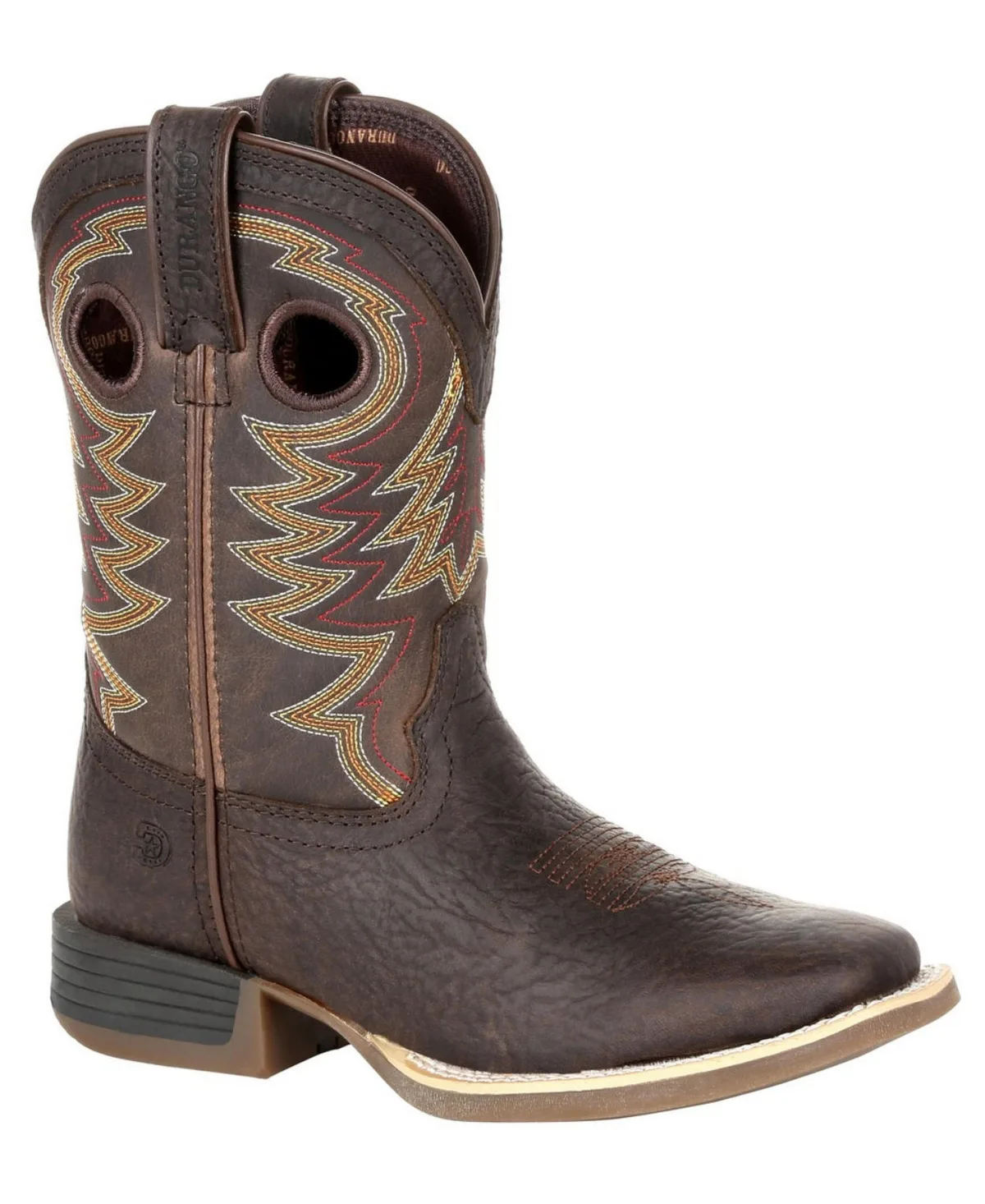 Lil' Rebel Pro Brown Western Boot by Durango