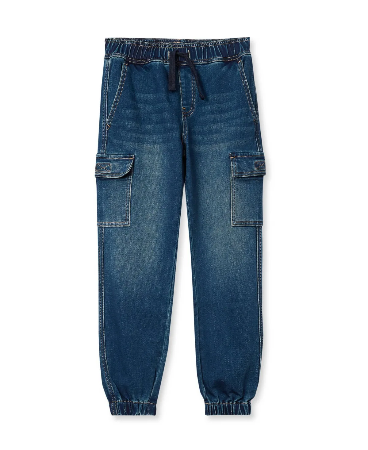 Iron Knee Knit Denim Jogger by Lands' End